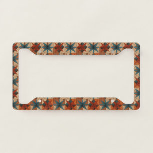 Retro Western License Frame