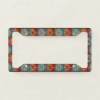 Retro Western License Frame