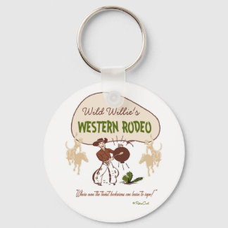Retro 'Western Rodeo' Keychain