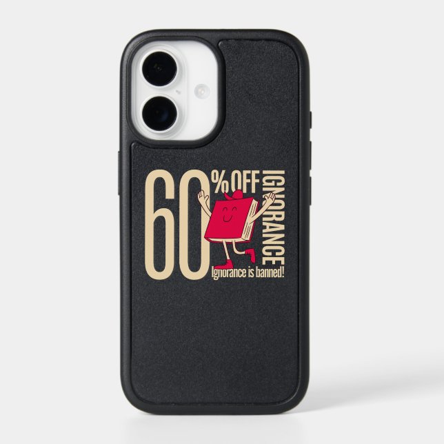 Retro Whimsical Ignorance Is Banned OtterBox Otterbox iPhone Case (Back)