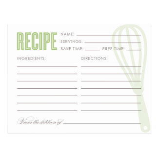 Recipe Cards | Zazzle