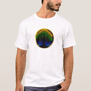 Retro Whisper Sunflower – Hand-Textured Botanical  T-Shirt