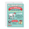 Retro White Elephant Christmas Party Invitations