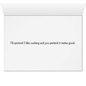 Retro Wife - Dinner is Always a Surprise, (Inside Horizontal (Bottom))