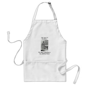Retro Wife - Help With the Dishes, Adult Apron