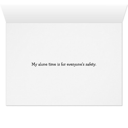 Retro Wife - My Alone Time, (Inside Horizontal (Bottom))