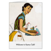 Retro Wife - Welcome to the Karma Cafe, (Front)
