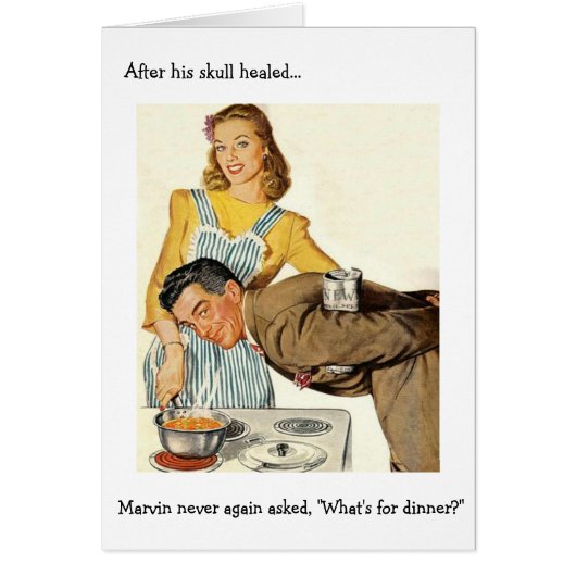 Retro Wife - What's for Dinner?, Cards (Front)