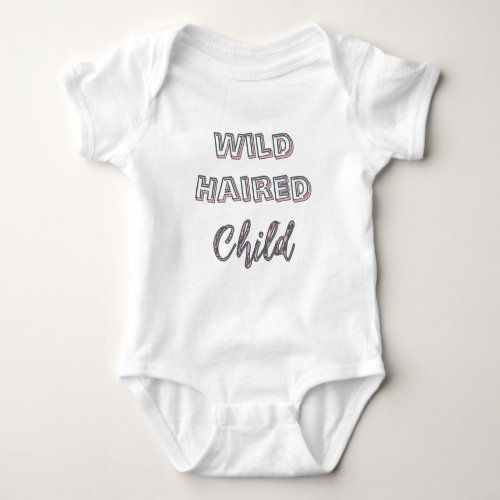 Retro Wild Haired Child  T-Shirt Baby Bodysuit