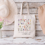 Retro Wildflowers Floral Tote Bag<br><div class="desc">Retro Wildflowers Floral Tote Bag</div>