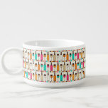 Retro wine bottles and glasses bowl