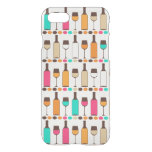 Retro wine bottles and glasses iPhone SE/8/7 case