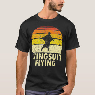 Retro Wingsuit Flying  Wingsuiting Glider Parachut T-Shirt