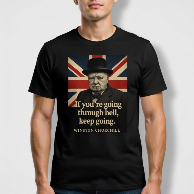 Retro Winston Churchill Tri-Blend Shirt (Creator Uploaded)
