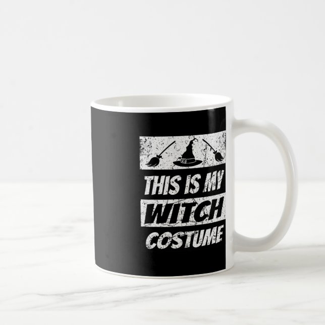 Retro Witch Halloween Matching Group Costume Spook Coffee Mug (Right)