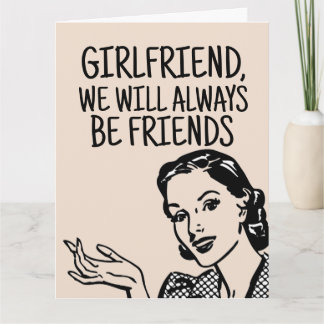 RETRO WOMAN BEST FRIEND BIRTHDAY FUNNY CARDS