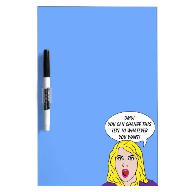 RETRO WOMAN custom message board (Front)