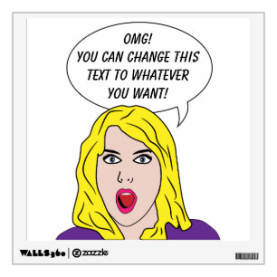 RETRO WOMAN custom wall decal