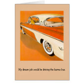 Retro Woman - Driving the Karma Bus, (Front)