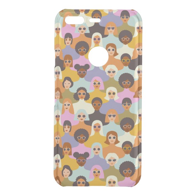 Retro Women of the World Pattern Uncommon Google Pixel Case (Back)
