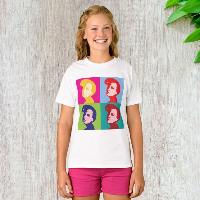 Retro Women Pop Art T-Shirt (Creator Uploaded)