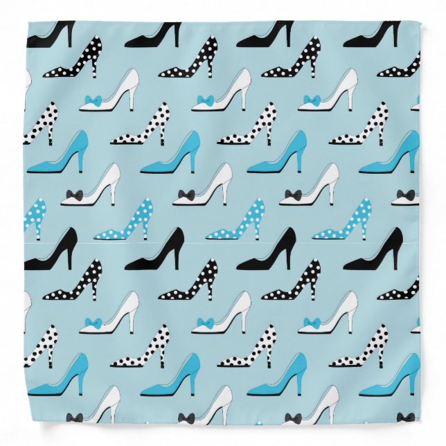 Retro Womens Heels Bandana (Front)