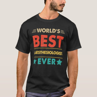 Retro World's Best Anesthesiologist Ever T-Shirt