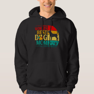 Retro World's Best Beagle Dog Mom Mother's Day Hoodie