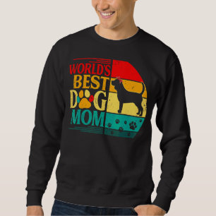 Retro World's Best Beagle Dog Mom Mother's Day Sweatshirt