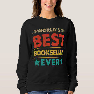 Retro World's Best Bookseller Ever Sweatshirt