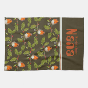 Retro World's Best Nana Custom Robin Kitchen Towel