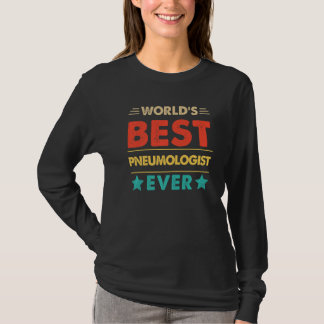 Retro World's Best Pneumologist Ever   T-Shirt