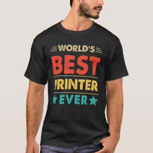 Retro World's Best Printer Ever T-Shirt