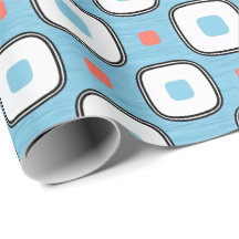 Retro Wrapping Paper – Mid-Century Modern
