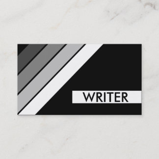 retro WRITER Business Card