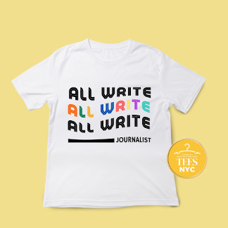 Retro Writer Shirt Gift For Journalist T-Shirt