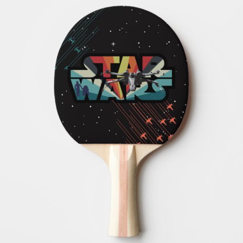 Retro X_Wing Starburst Star Wars Logo Ping Pong Paddle