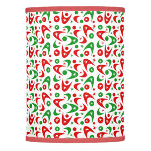 Retro Xmas Boomerangs Lamp Shade