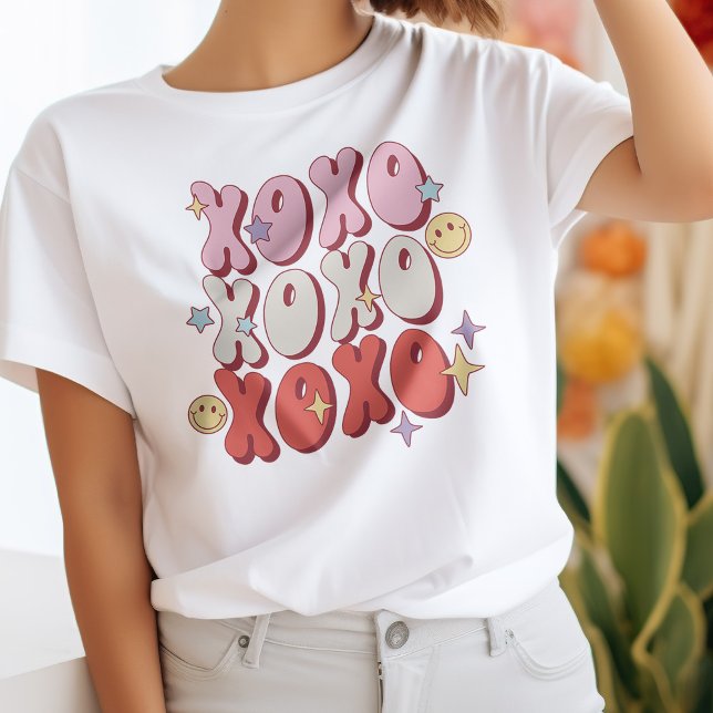 Retro XOXO Happy Valentine's Day T-Shirt (Creator Uploaded)