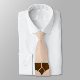 Retro Y Front Pants Neck Tie