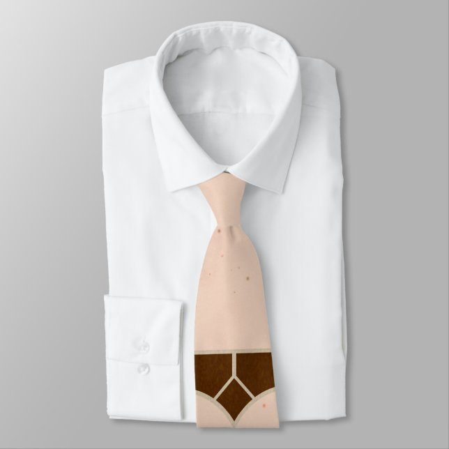 Retro Y Front Pants Neck Tie (Tied)