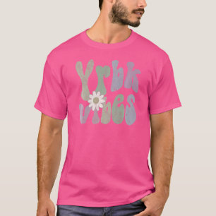 Retro YEARBOOK VIBES Funny Publication Crew Editor T-Shirt