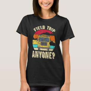 Retro Yellow School Bus for School Bus Driver and T-Shirt