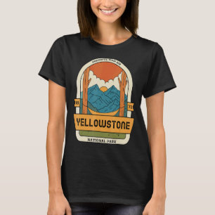 Retro Yellowstone National Park Colorful Wild Air T-Shirt