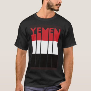Retro Yemeni Souvenir Vintage Yemen Flag Yemen T-Shirt