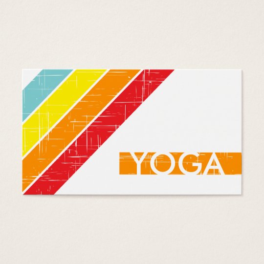 retro YOGA Business Card