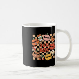 Retro You Are Pumpkin Fall School Counselor Thanks Coffee Mug