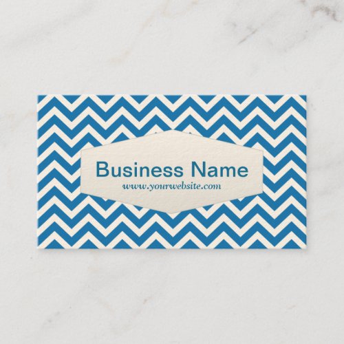 Retro Zigzag Stage Director Business Card