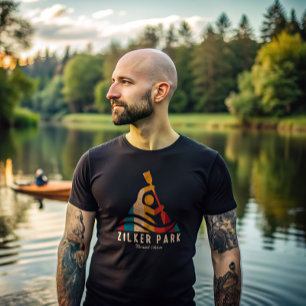 Retro Zilker Park Kayaking T-Shirt