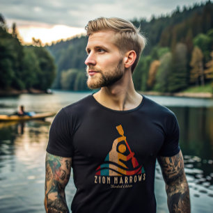 Retro Zion Narrows Kayaking T-Shirt